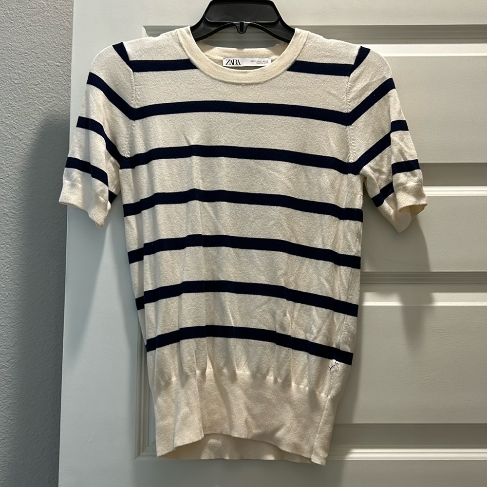 Zara Stripe Knit Top